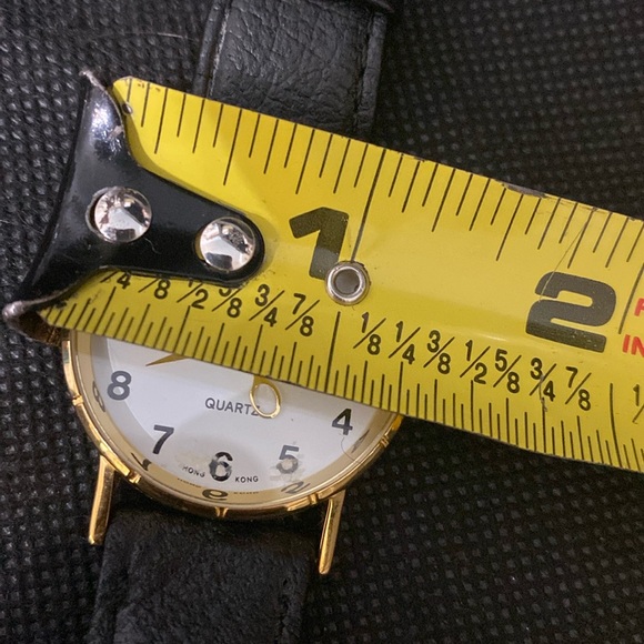 Vintage Starlight unisex Hair dresser Shears watch genuine leather Band - used - Picture 9 of 9